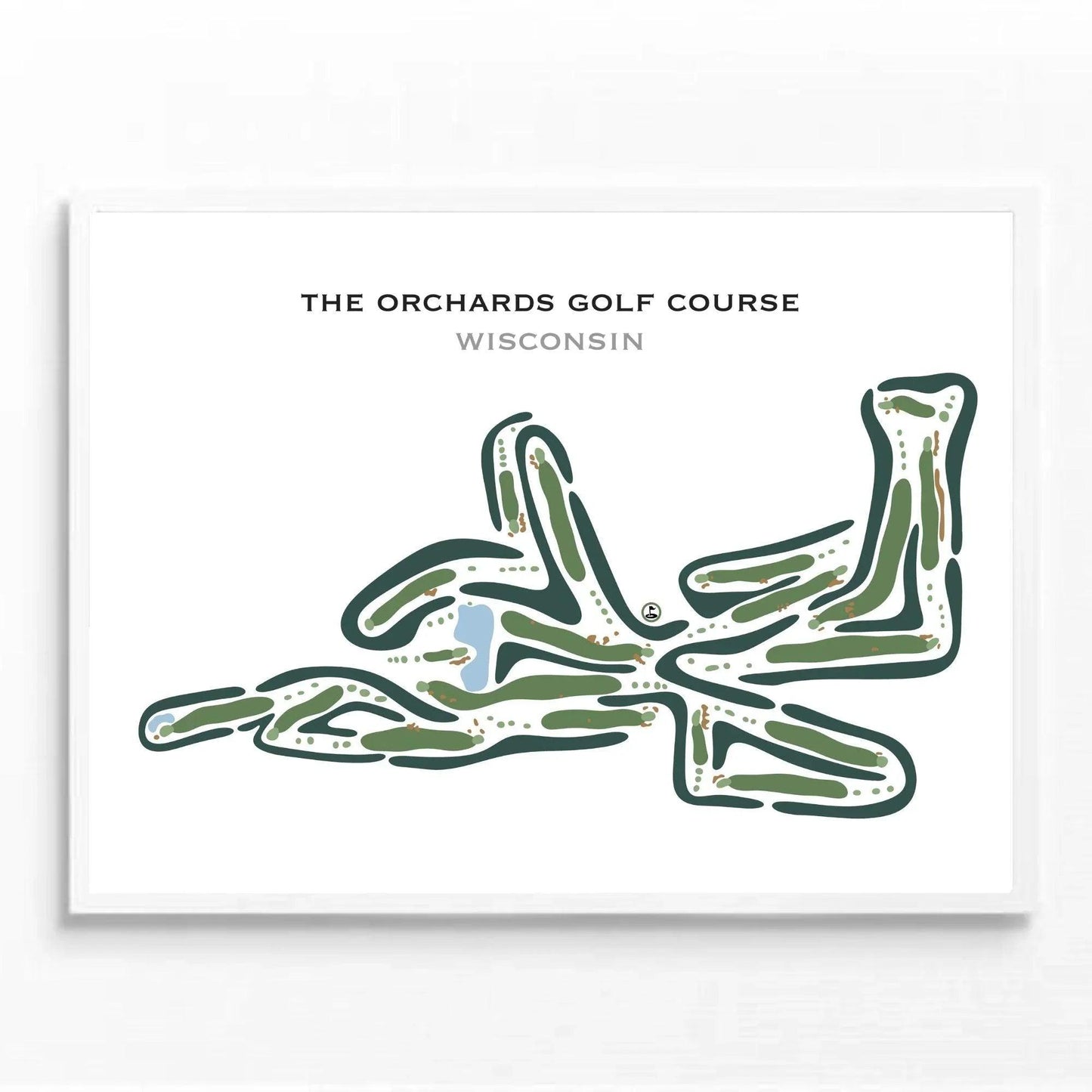The Orchards Golf Course, Wisconsin - Printed Golf Courses
