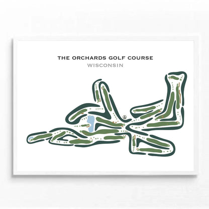 The Orchards Golf Course, Wisconsin - Printed Golf Courses