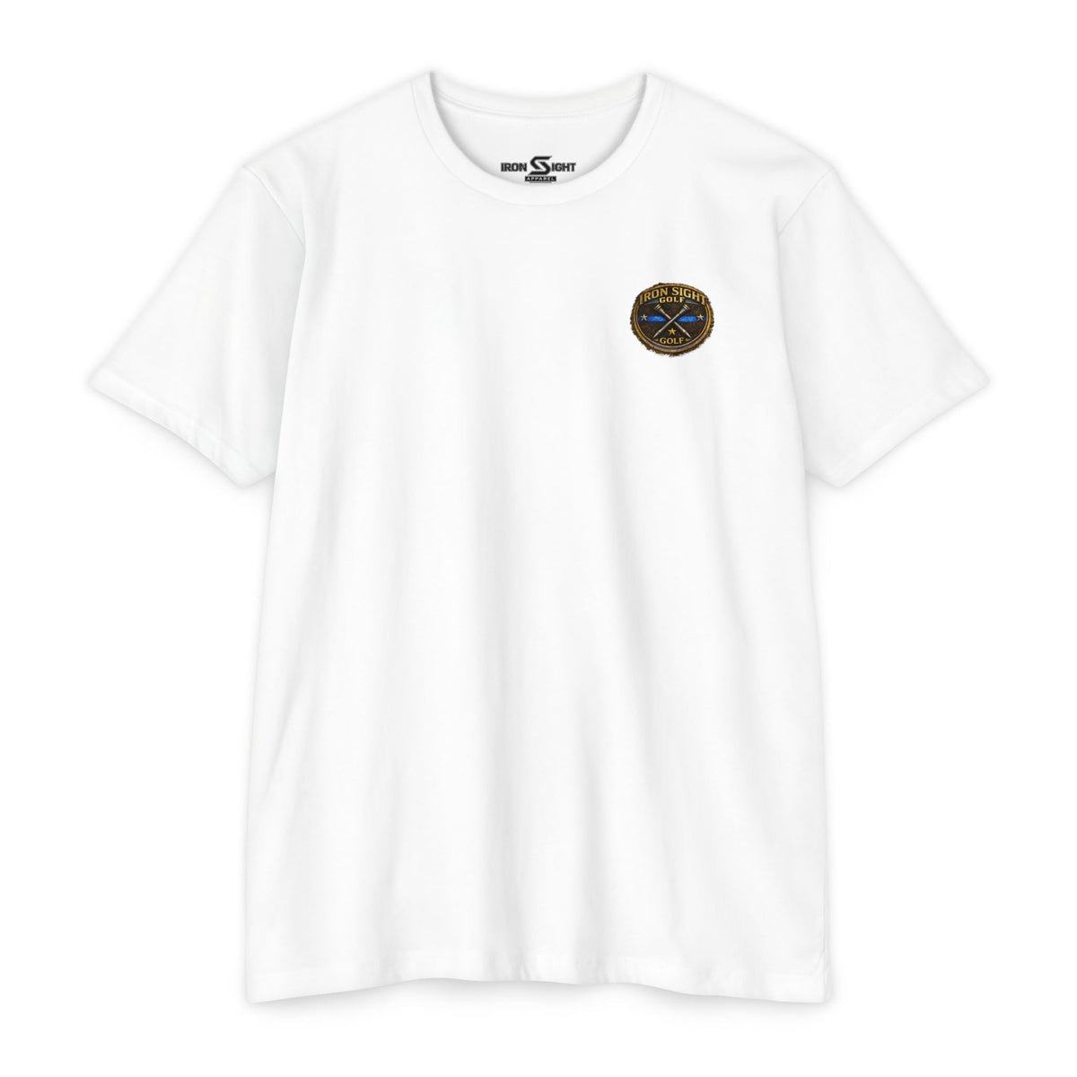 Thin Blue Line Code Four Golf T-Shirt — Iron Sight Golf