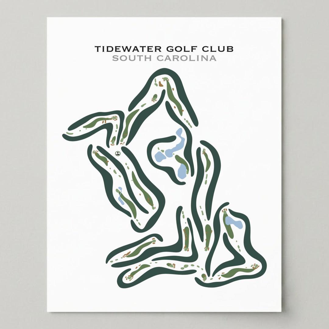 Tidewater Golf Club, South Carolina - Printed Golf Courses