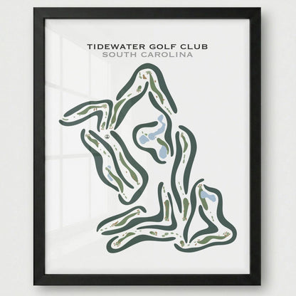 Tidewater Golf Club, South Carolina - Printed Golf Courses