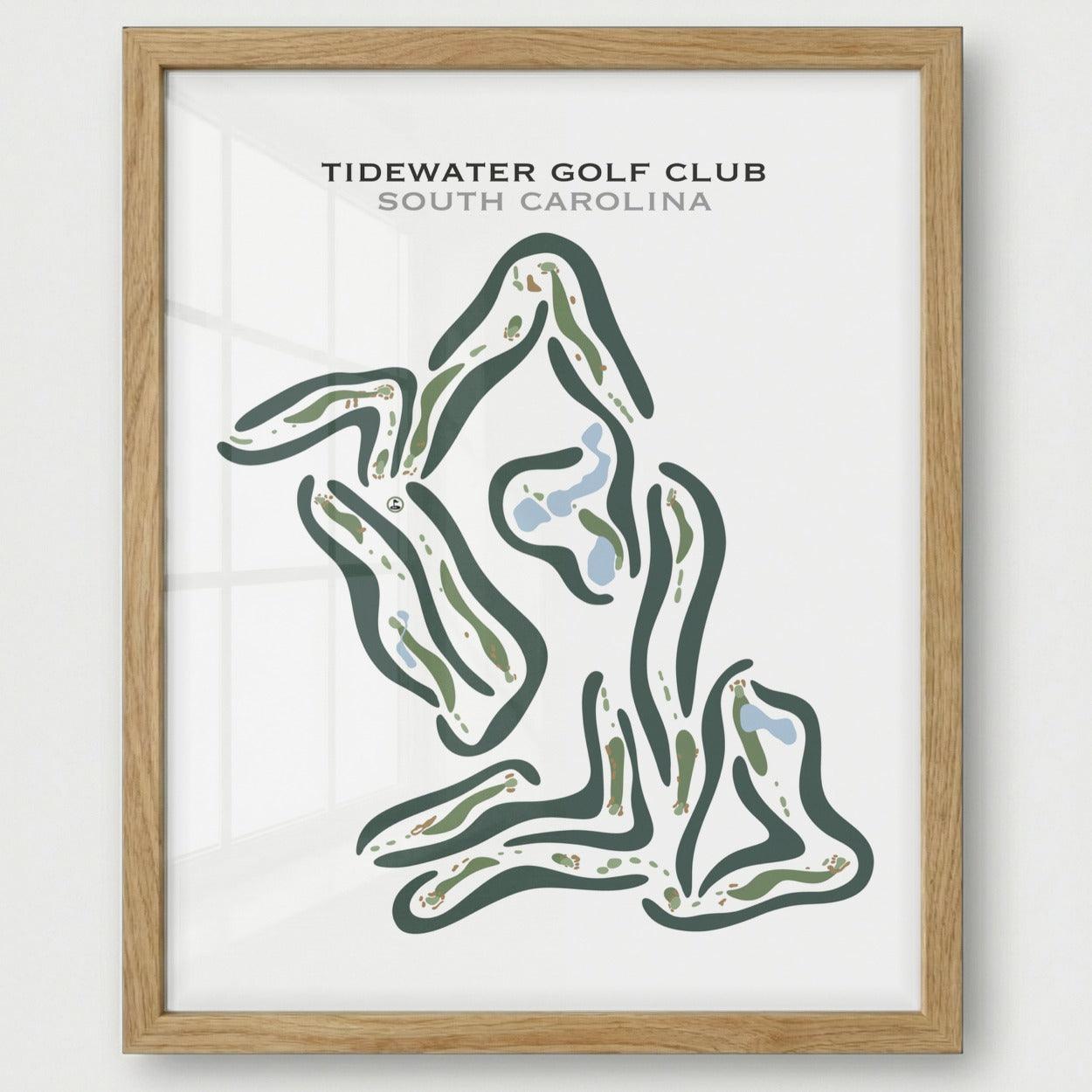 Tidewater Golf Club, South Carolina - Printed Golf Courses