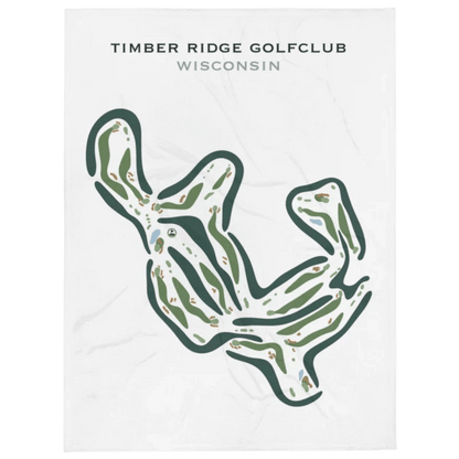 Timber Ridge Golf Club, Wisconsin - Printed Golf Courses