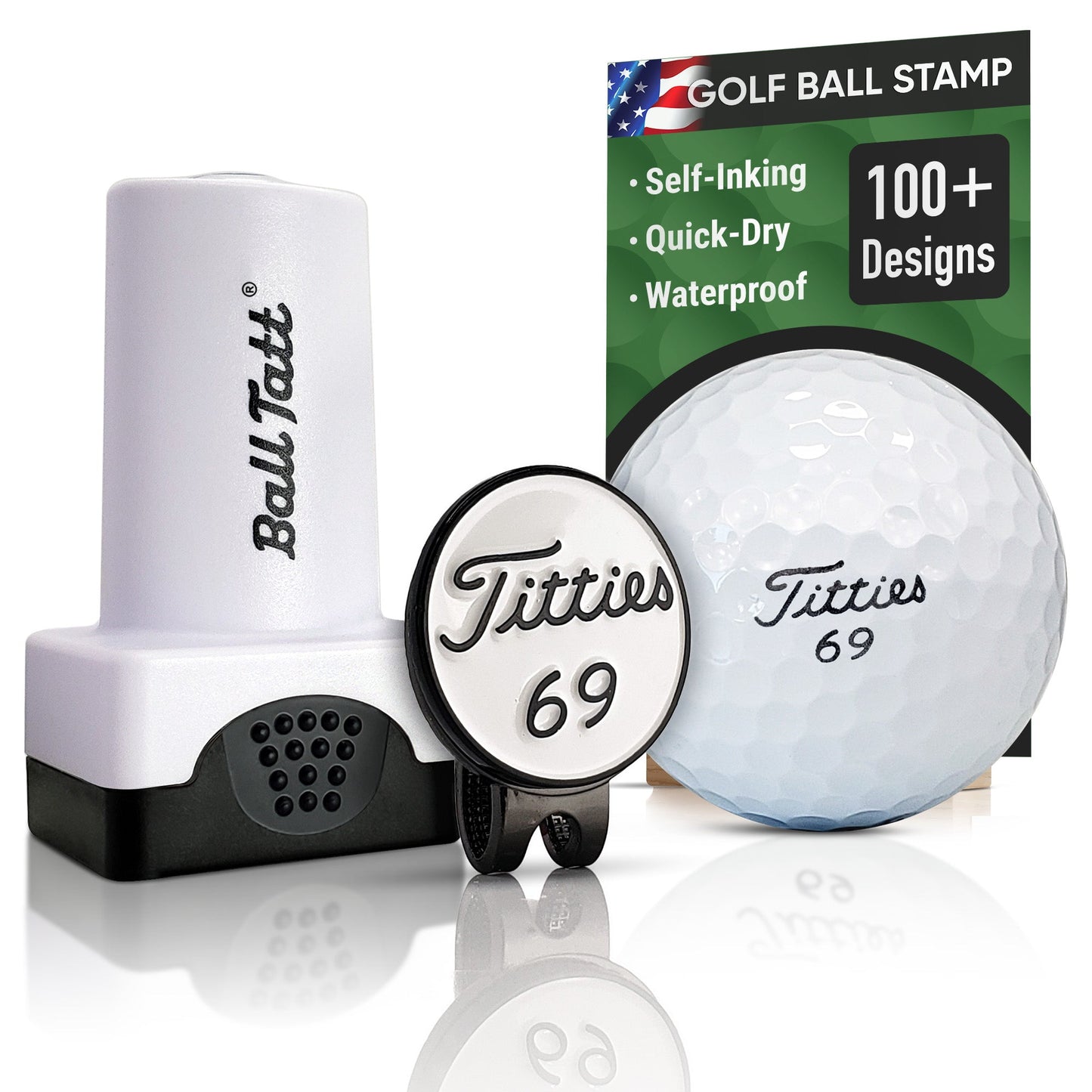 Titties 69 Hat Clip Set