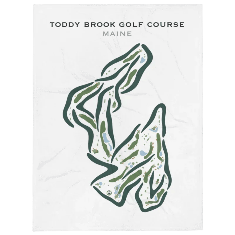 Toddy Brook Golf Course, Maine - Printed Golf Courses