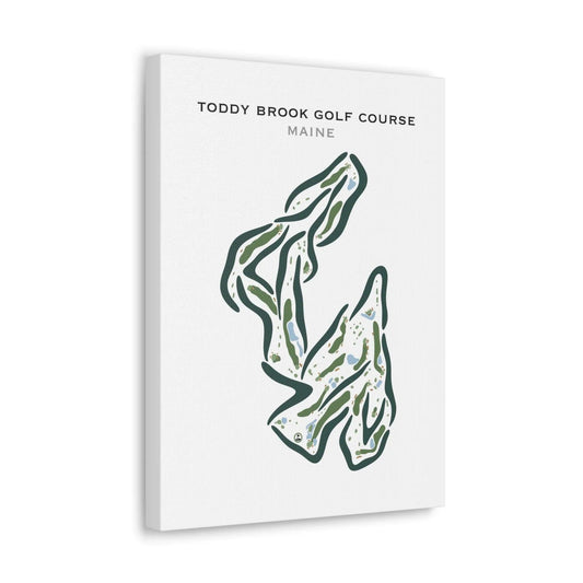 Toddy Brook Golf Course, Maine - Printed Golf Courses