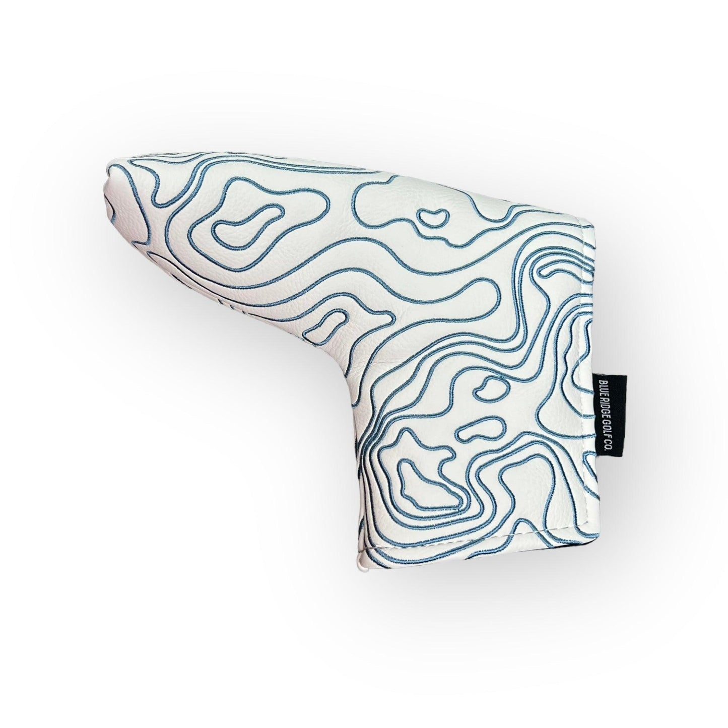 Topographic Edition - Pure White / Embroidered Carolina Blue