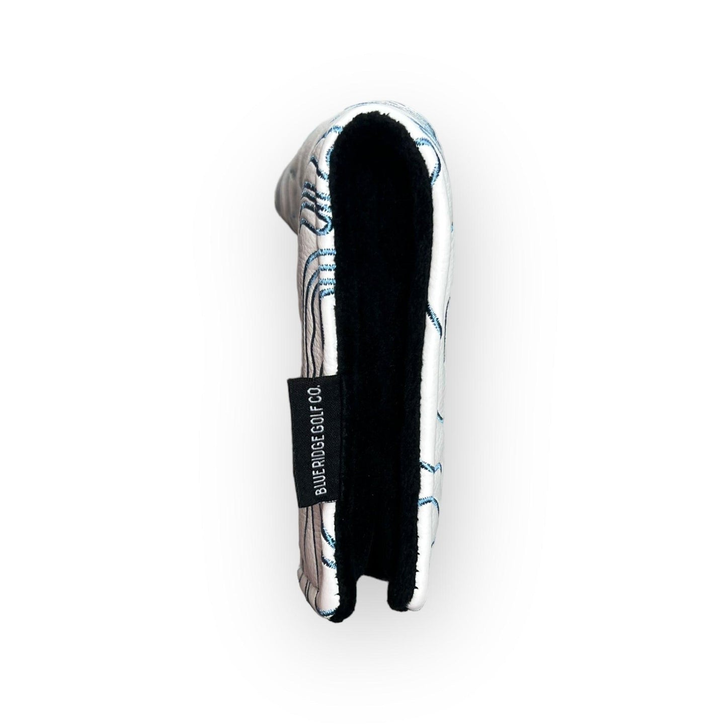 Topographic Edition - Pure White / Embroidered Carolina Blue