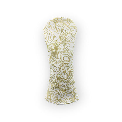 Topographic Edition - Pure White / Embroidered Sunrise Gold