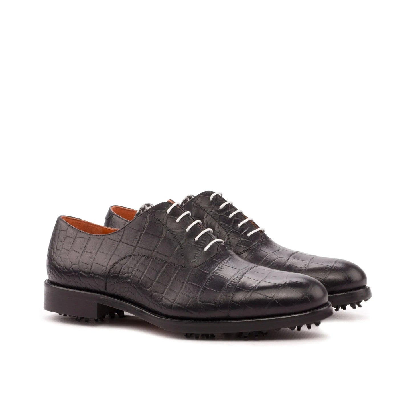 toros-oxford-golf-shoes-ii-wholesale-black-crocodile-leather-939 - GOLF LEAGUE