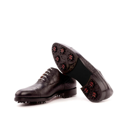 toros-oxford-golf-shoes-ii-wholesale-brown-leather-spikes-479 - GOLF LEAGUE