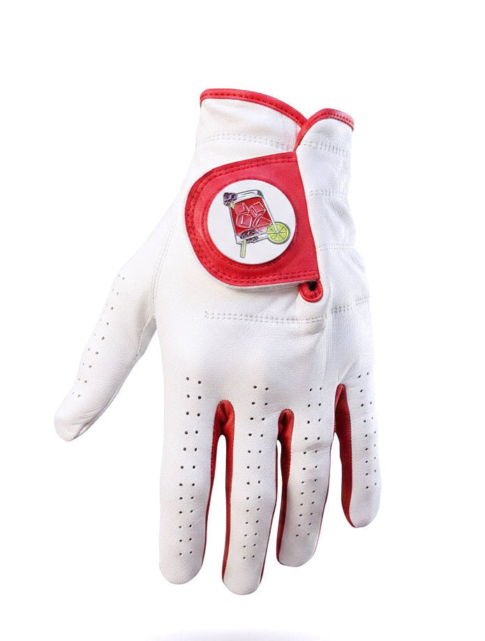 Transfusion Cabretta Leather Golf Glove | Premium Golf Glove with Magnetic Ball Marker | Left & Right Hand | Standard & Cadet Sizes