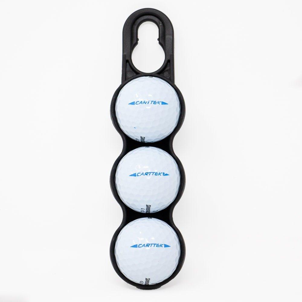triple-golf-ball-holder-with-carttek-balls - GOLF LEAGUE