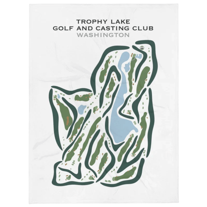 Trophy Lake Golf & Casting Club, Washington - Printed Golf Courses
