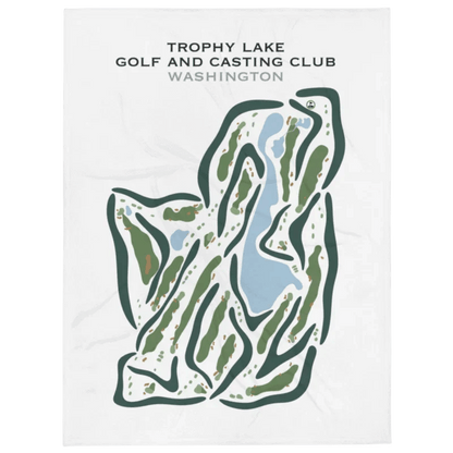 Trophy Lake Golf & Casting Club, Washington - Printed Golf Courses