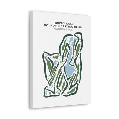 Trophy Lake Golf & Casting Club, Washington - Printed Golf Courses