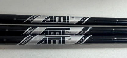 True Temper AMT Black S300 Wedge Shafts Set of 3 New