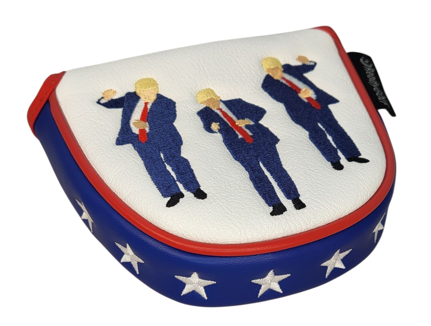 Trump Birdie Dance Embroidered Putter Cover by ReadyGOLF  -  Mallet