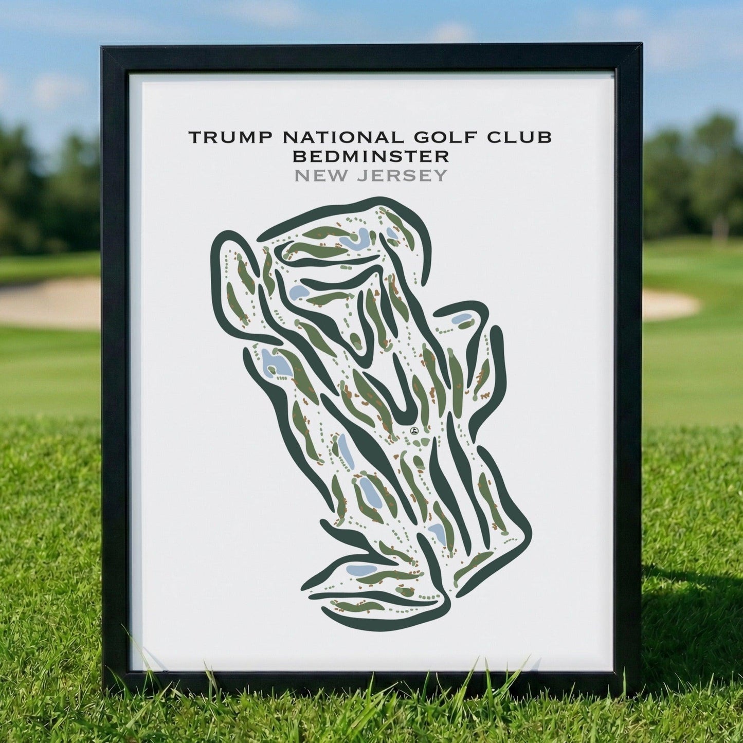 Trump National Golf Club Bedminster, New Jersey - Printed Golf Courses
