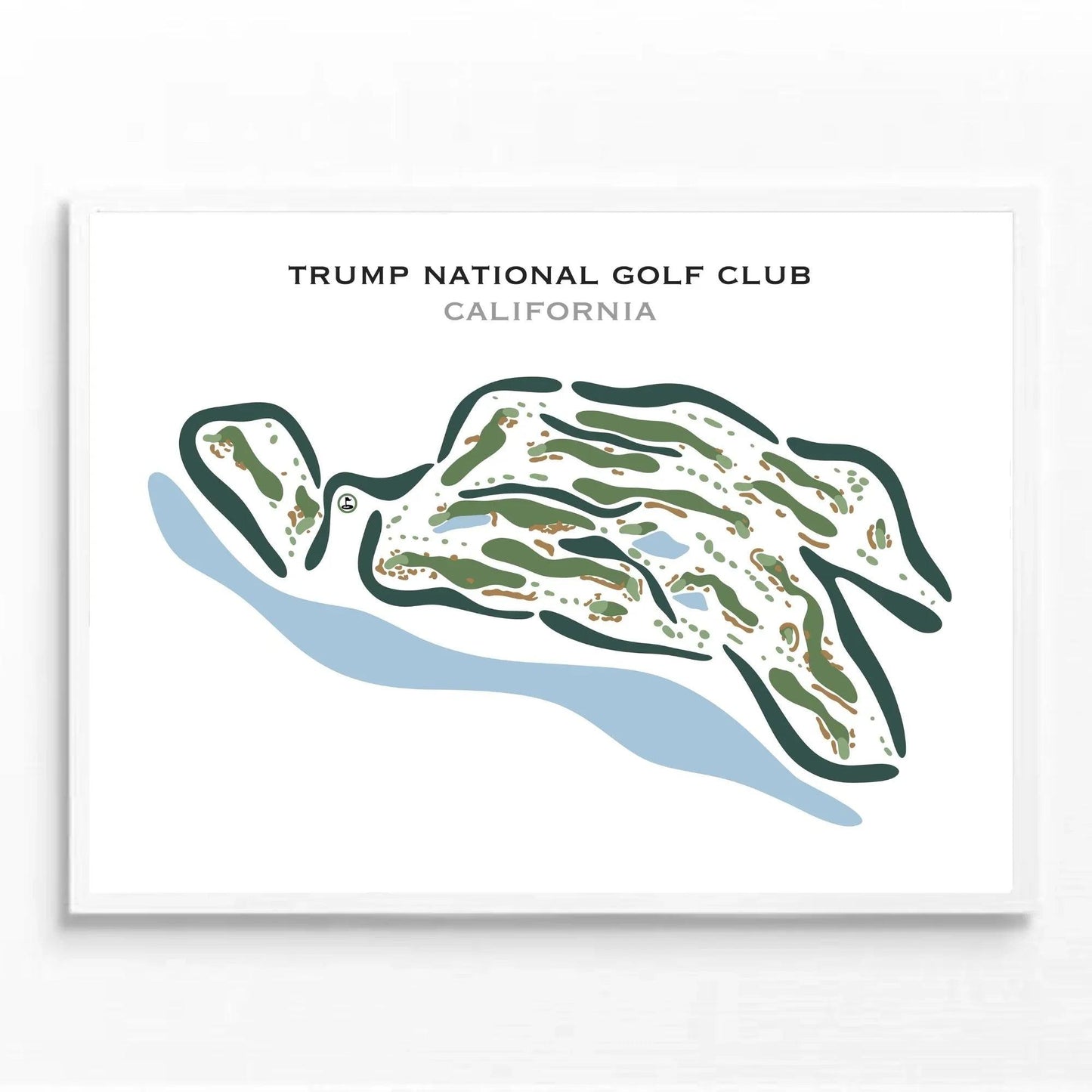 Trump National Golf Club, California - Printed Golf Courses