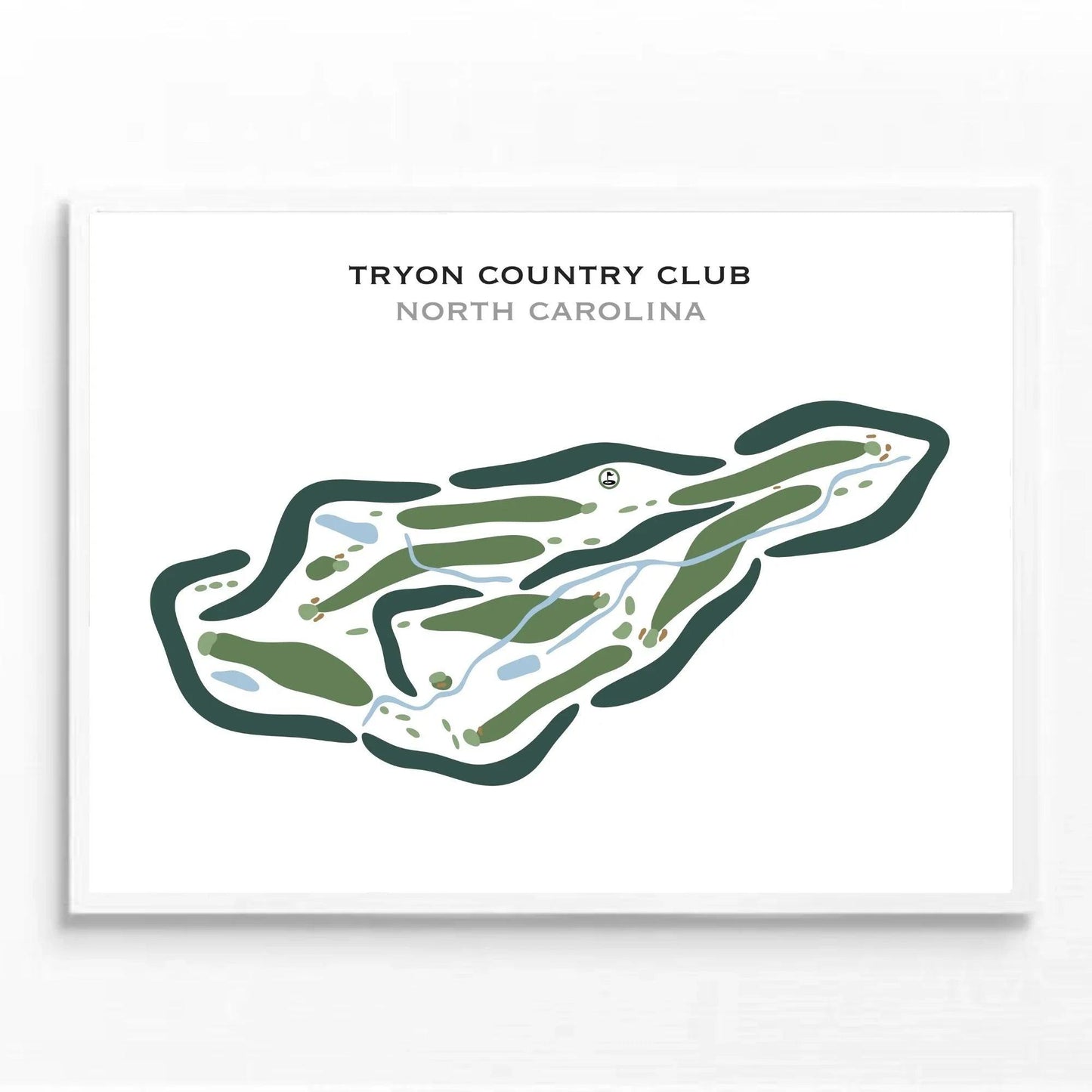 Tryon Country Club, North Carolina - Printed Golf Courses