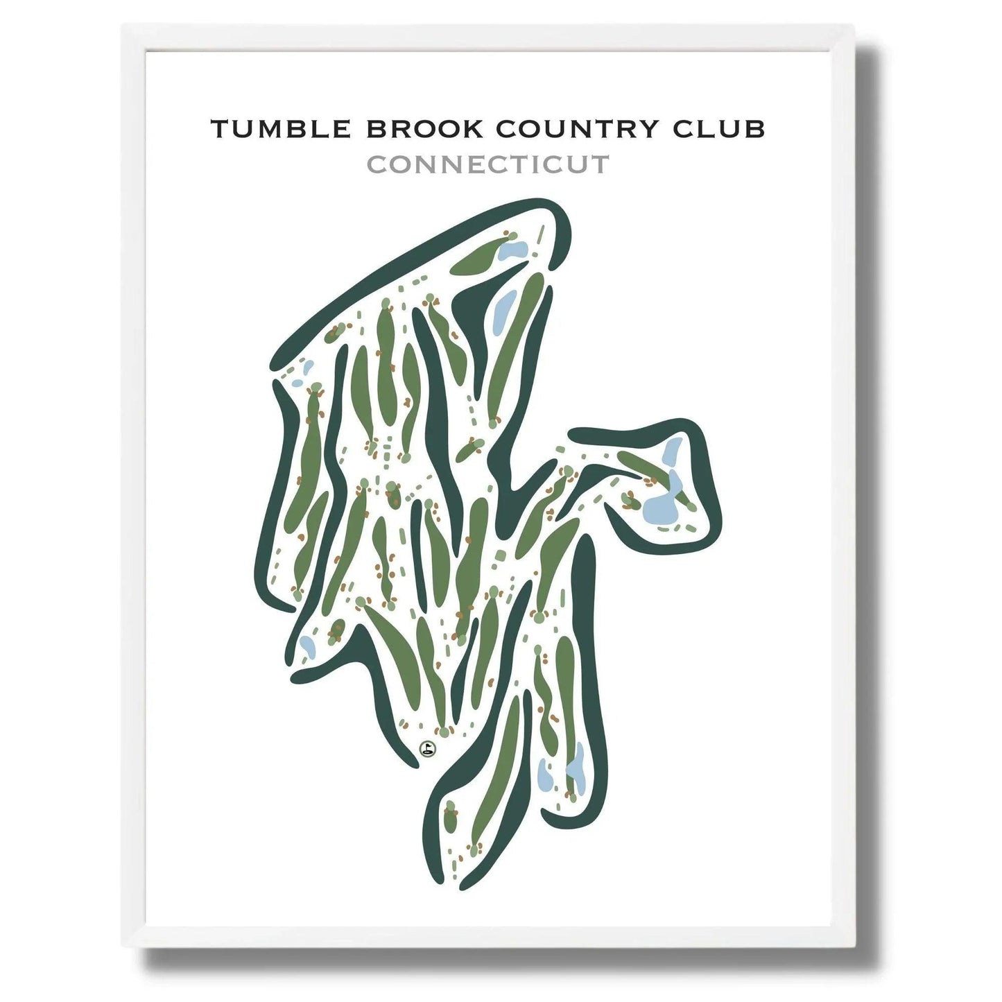 Tumble Brook Country Club, Connecticut - Printed Golf Courses