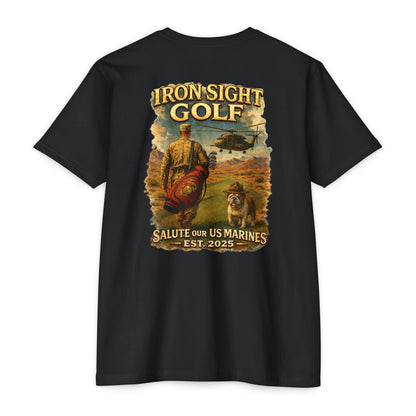U.S. Marine Salute to Service Golf T-Shirt