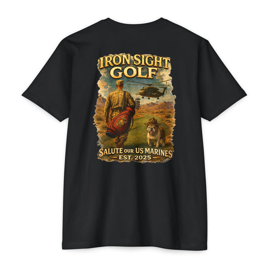 U.S. Marine Salute to Service Golf T-Shirt