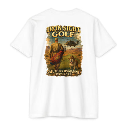 U.S. Marine Salute to Service Golf T-Shirt