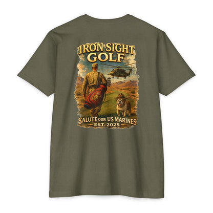 U.S. Marine Salute to Service Golf T-Shirt