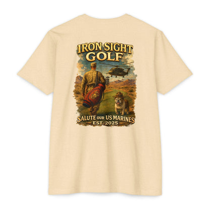 U.S. Marine Salute to Service Golf T-Shirt