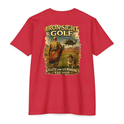 U.S. Marine Salute to Service Golf T-Shirt