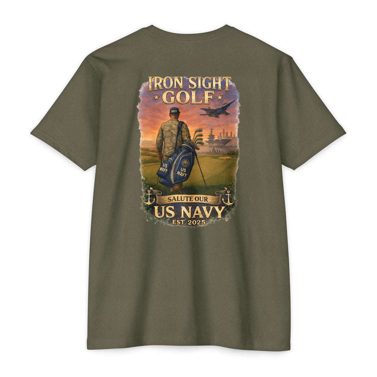 U.S. Navy Salute to Service Golf T-Shirt