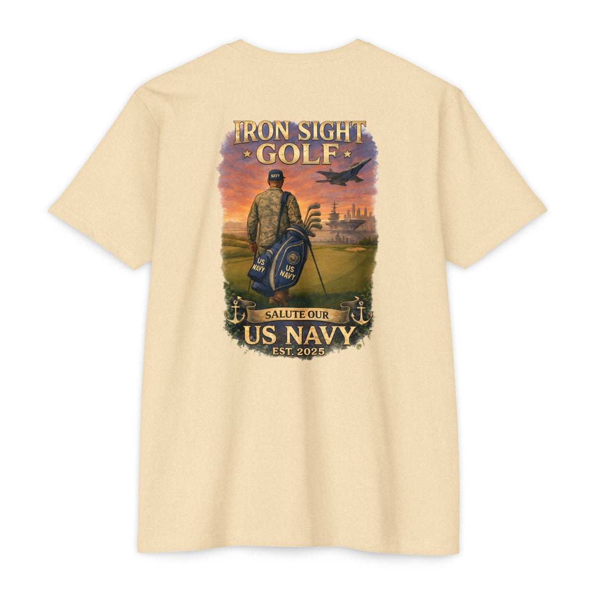 U.S. Navy Salute to Service Golf T-Shirt