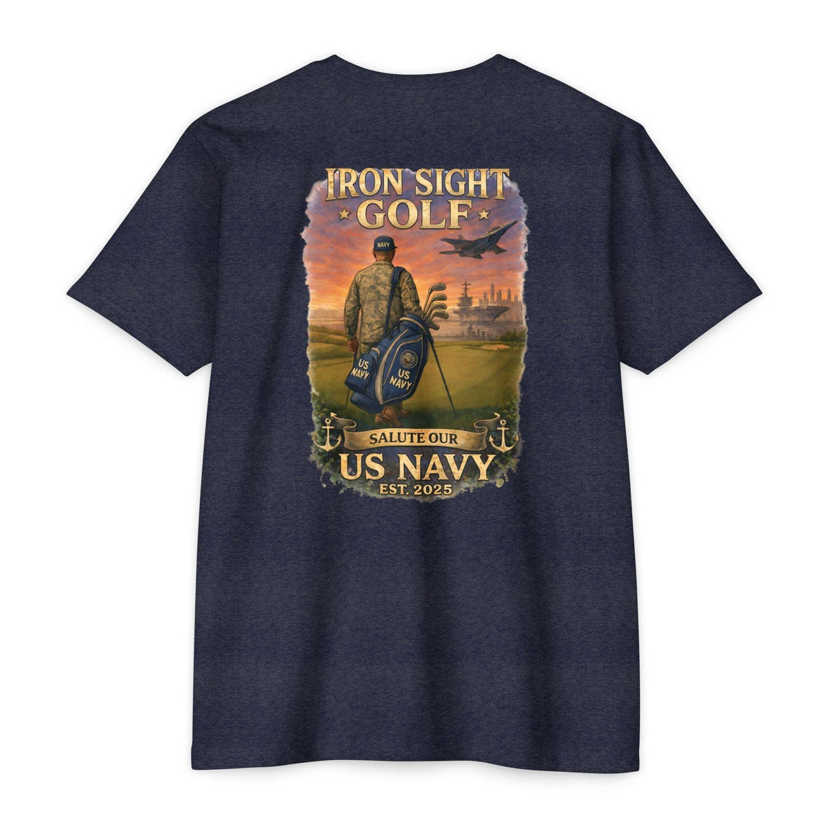 U.S. Navy Salute to Service Golf T-Shirt