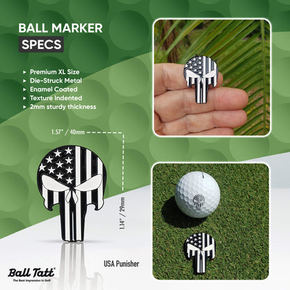 USA Punisher Ball Marker Set