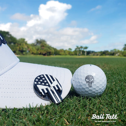 USA Punisher Hat Clip Set