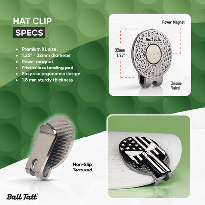 USA Punisher Hat Clip Set