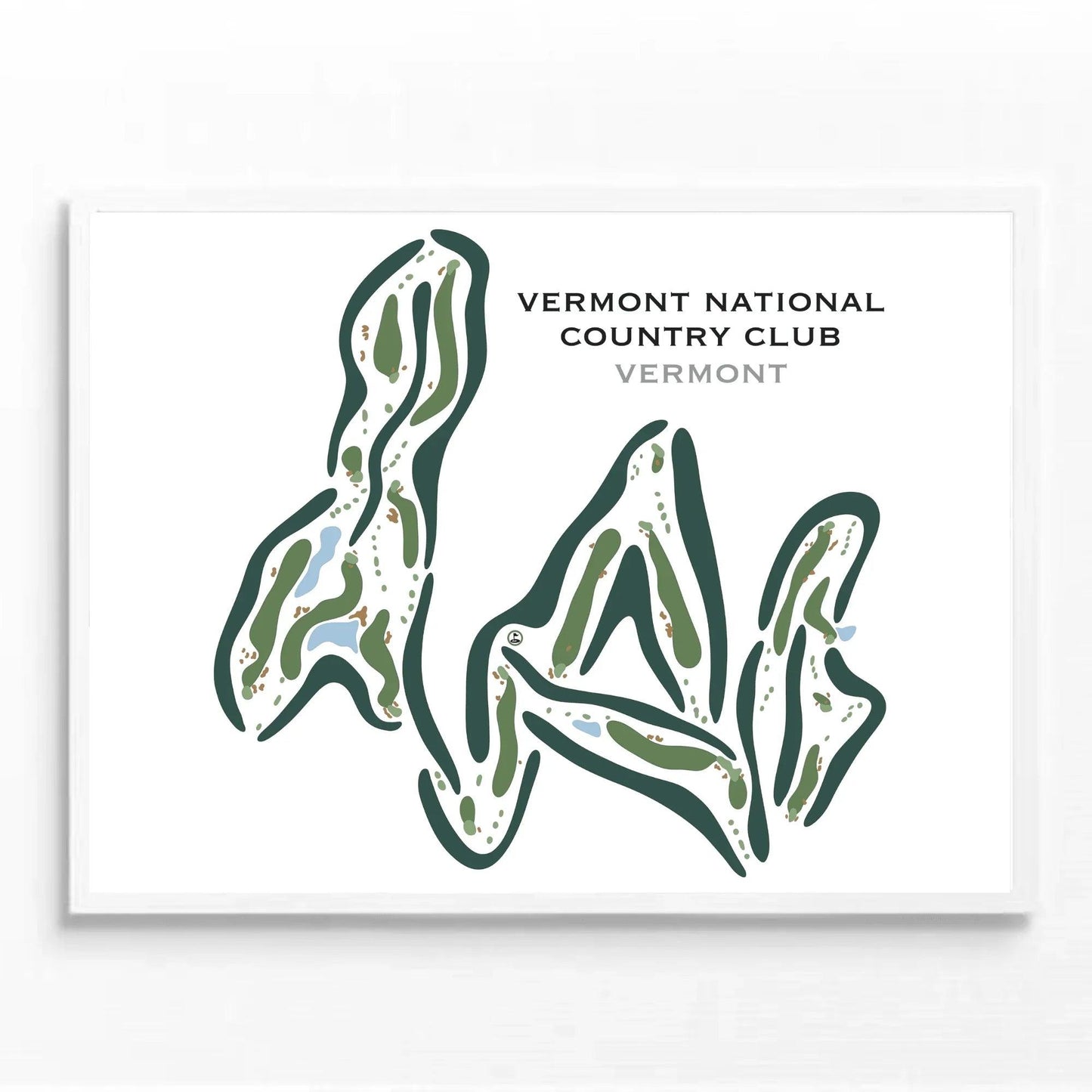 Vermont National Country Club, Vermont - Printed Golf Courses