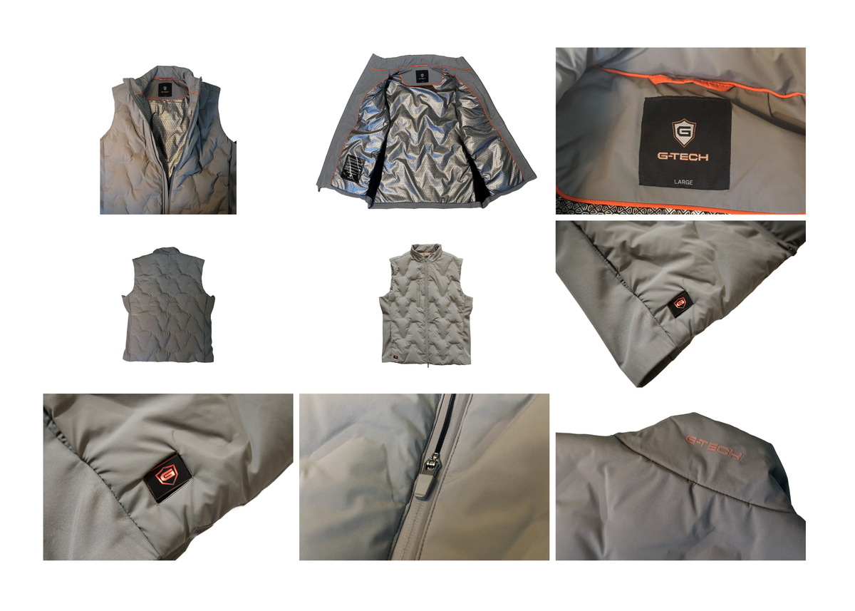 Sonic Gilet Premium Heated Vest – Graphene Heating, 650 Fill Duck Down &amp; 12-Hour Warmth