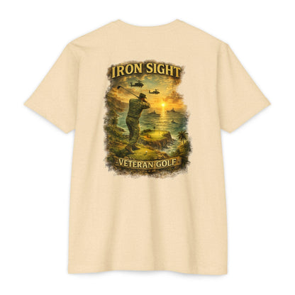 Veteran Cliff Shot Golf T-Shirt — Iron Sight Golf