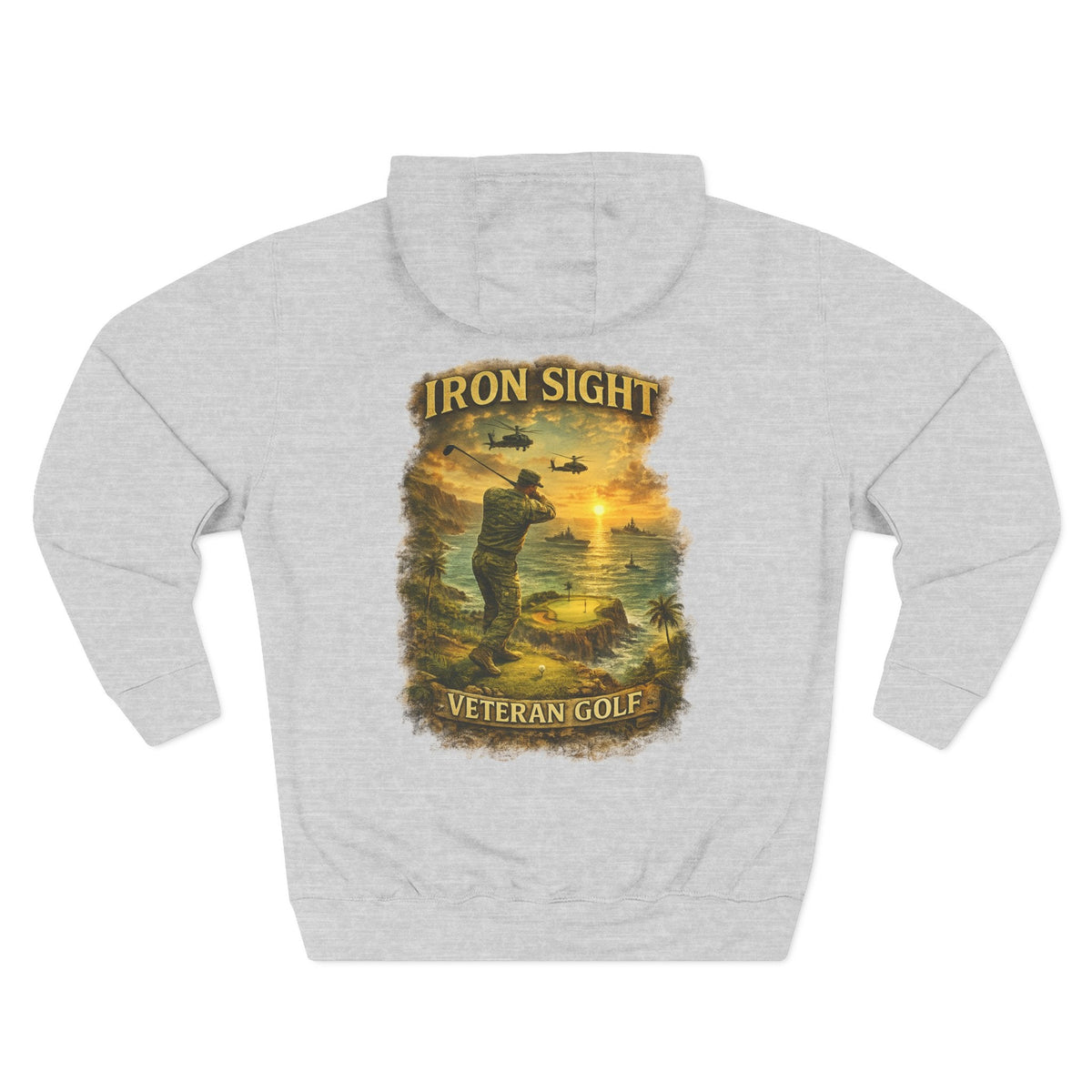 Veteran Cliff Shot Golf Hoodie — Iron Sight Golf