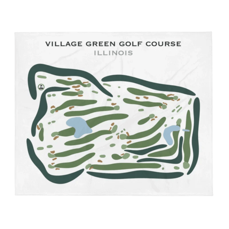 Village Green Golf Course, Illinois - Printed Golf Courses