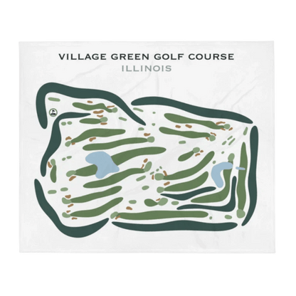 Village Green Golf Course, Illinois - Printed Golf Courses