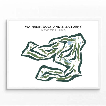 Wairakei Golf + Sanctuary, New Zealand - Printed Golf Courses