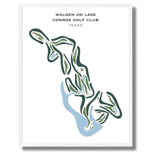 Walden on Lake Conroe Golf Club, Texas - Printed Golf Courses