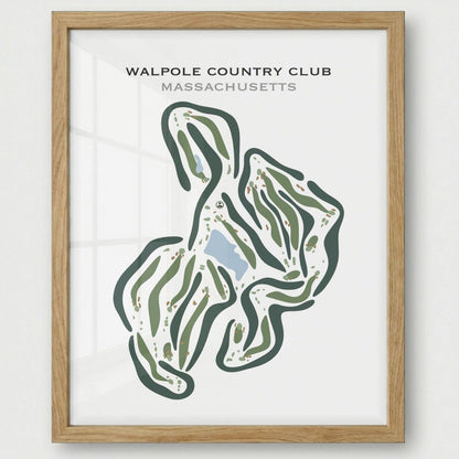 Walpole Country Club, Massachusetts - Printed Golf Courses