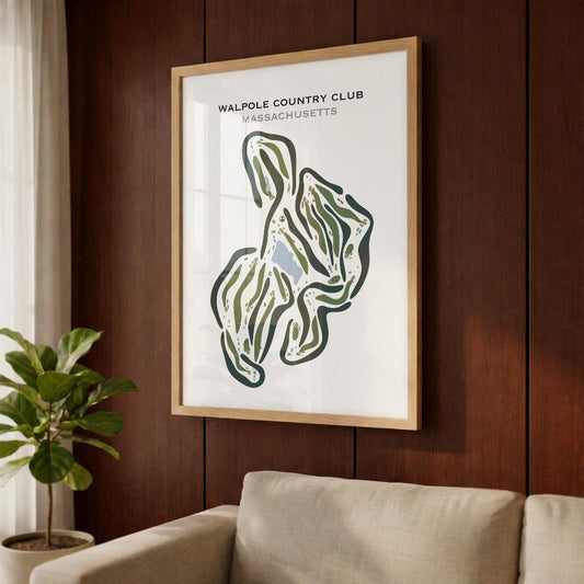 Walpole Country Club, Massachusetts - Printed Golf Courses