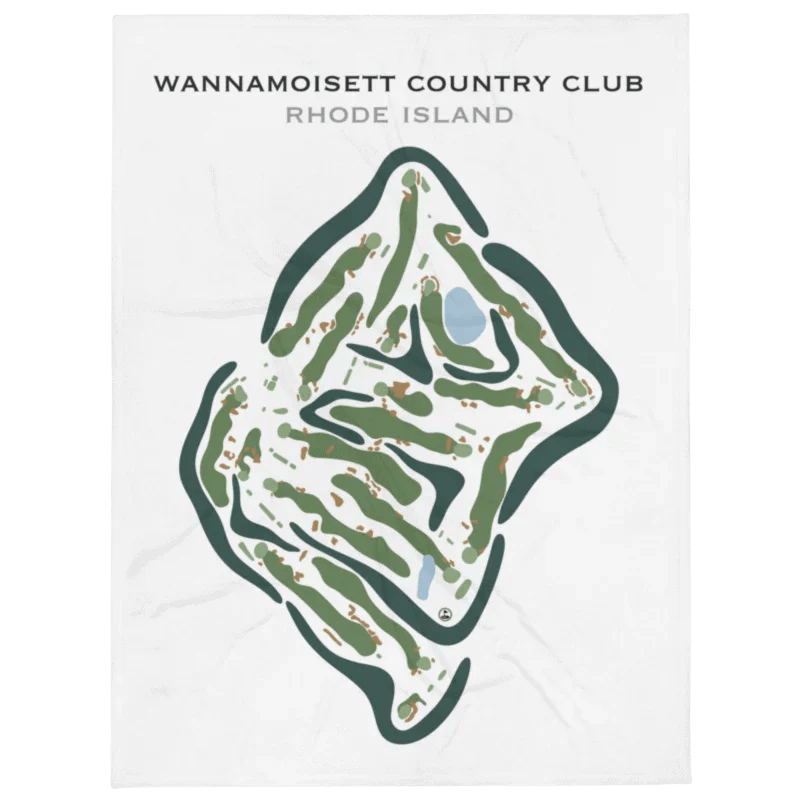 Wannamoisett Country Club, Rhode Island - Printed Golf Courses