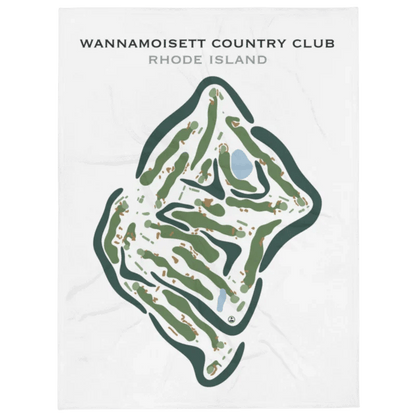 Wannamoisett Country Club, Rhode Island - Printed Golf Courses